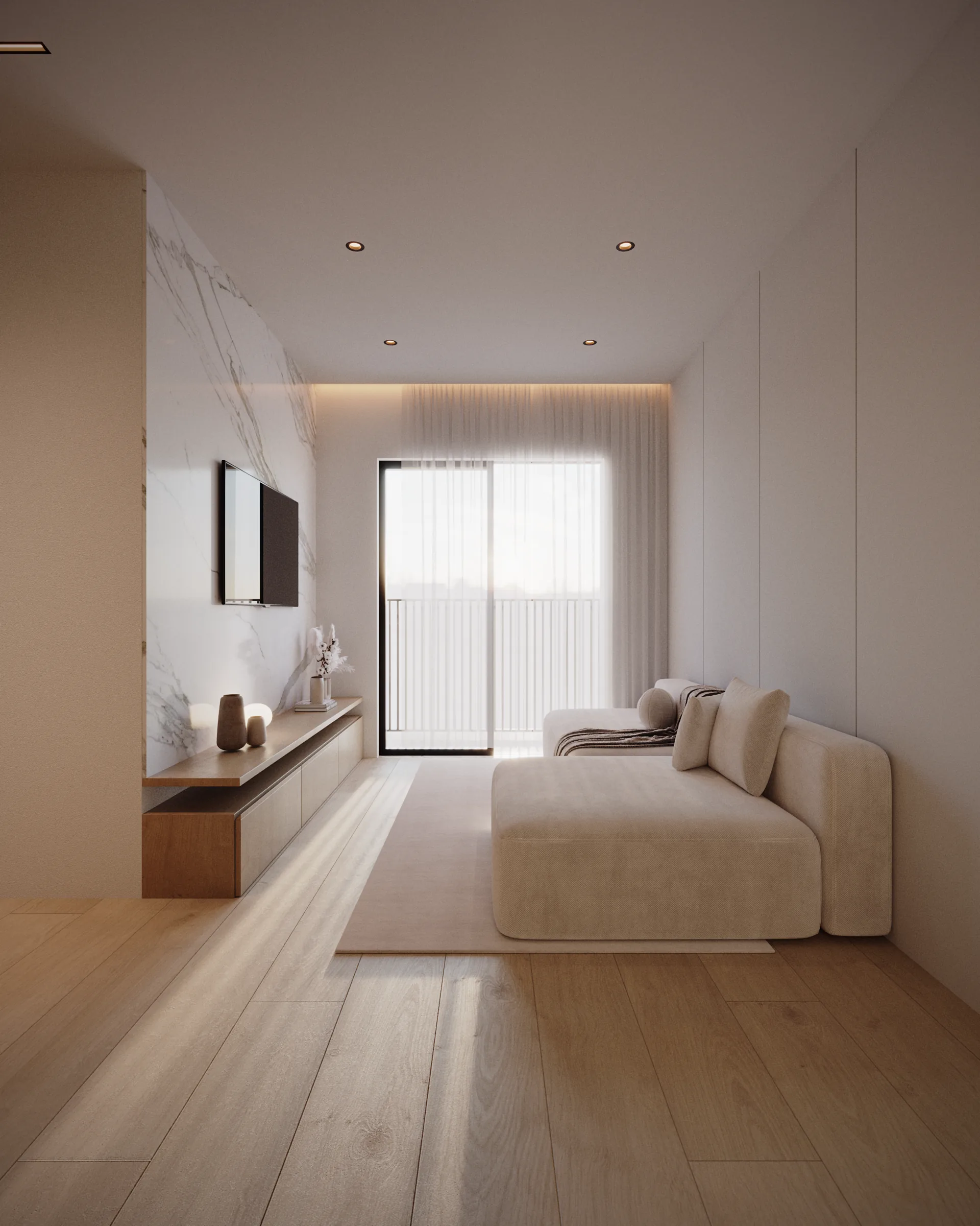 Apartamento decorado — ambiente interno 1