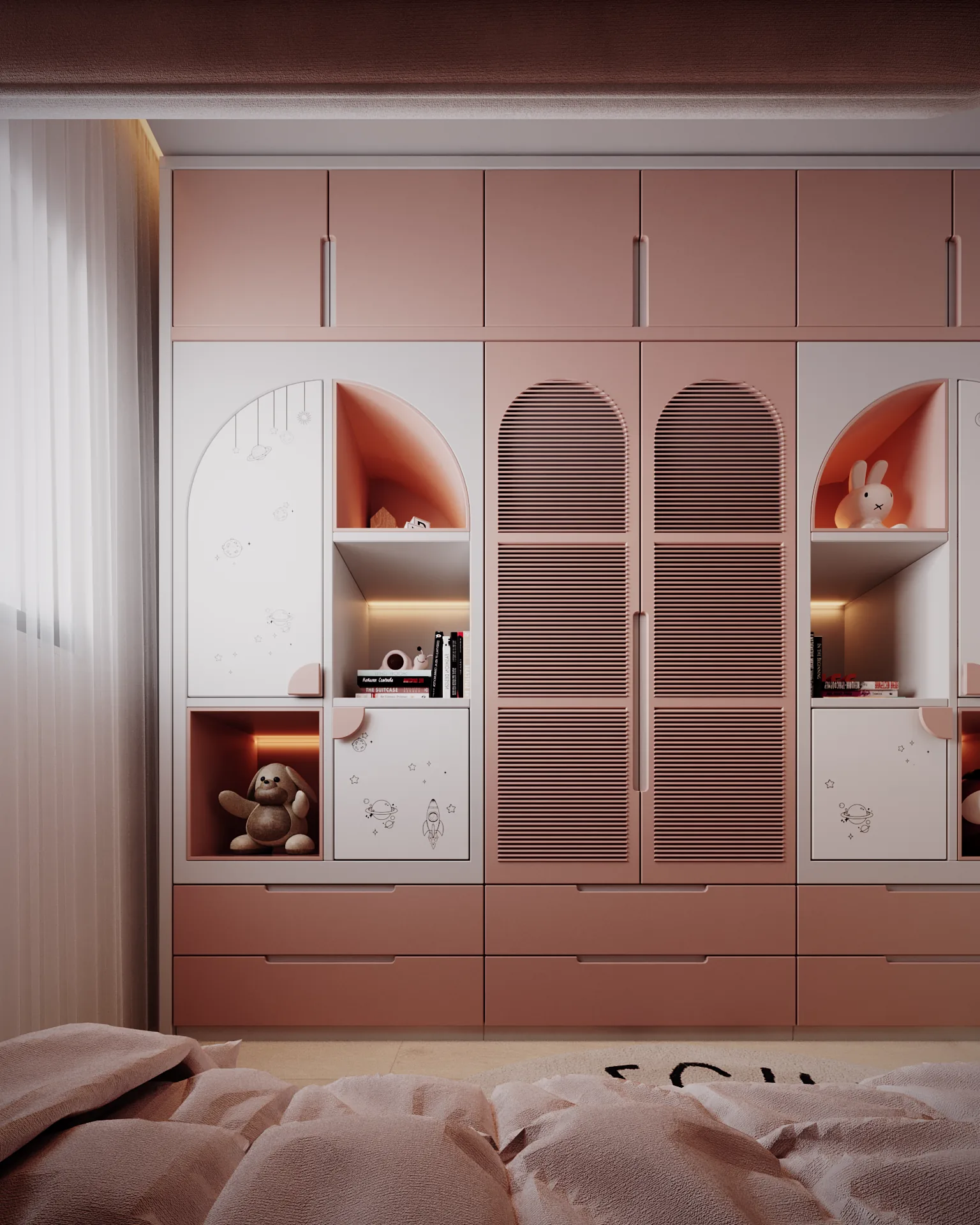 Apartamento decorado — ambiente interno 9