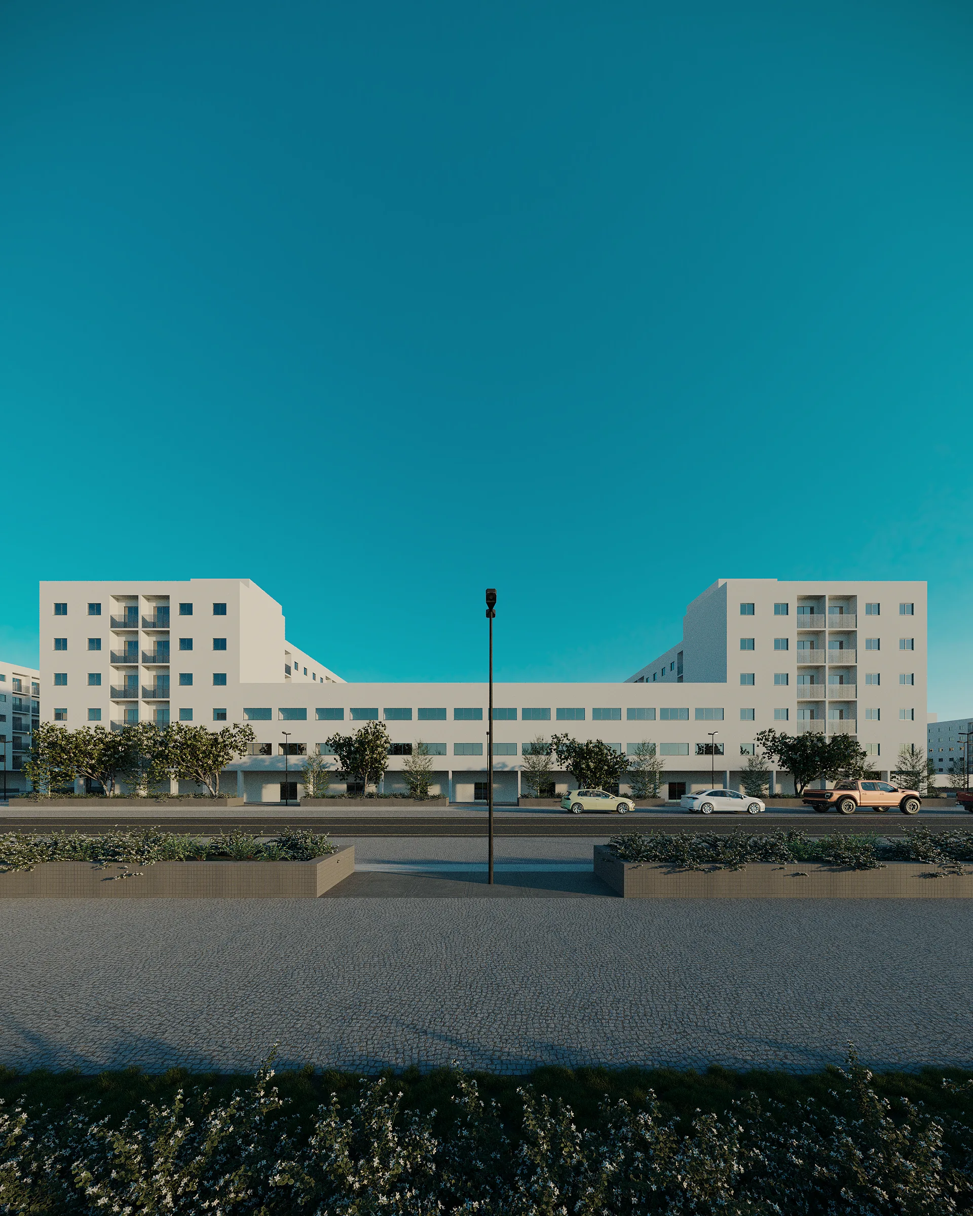 Residencial Conquista ao pôr do sol — vista 8